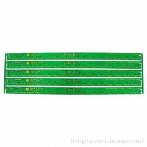 Double-sided PCB with Green Solder Mask and Immersion Surface Finish Optics